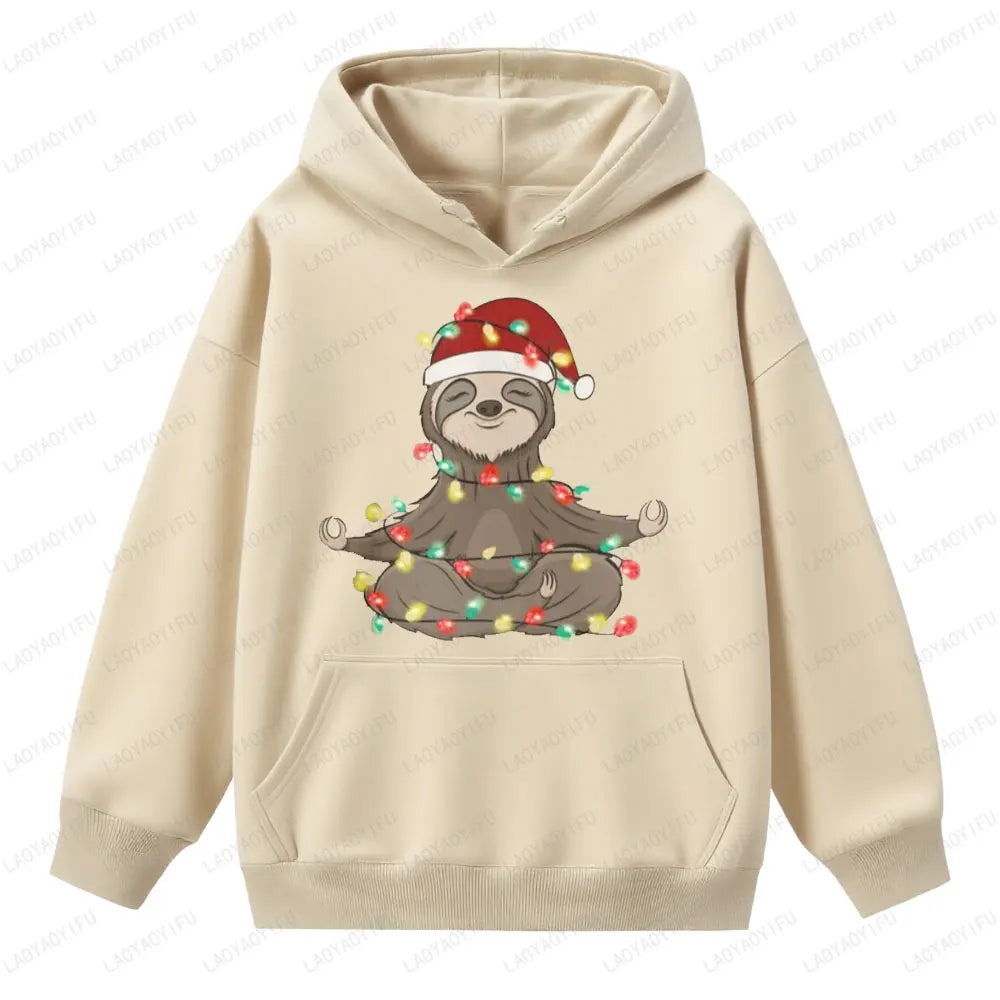 Cute Sloth Christmas Holiday Sweater