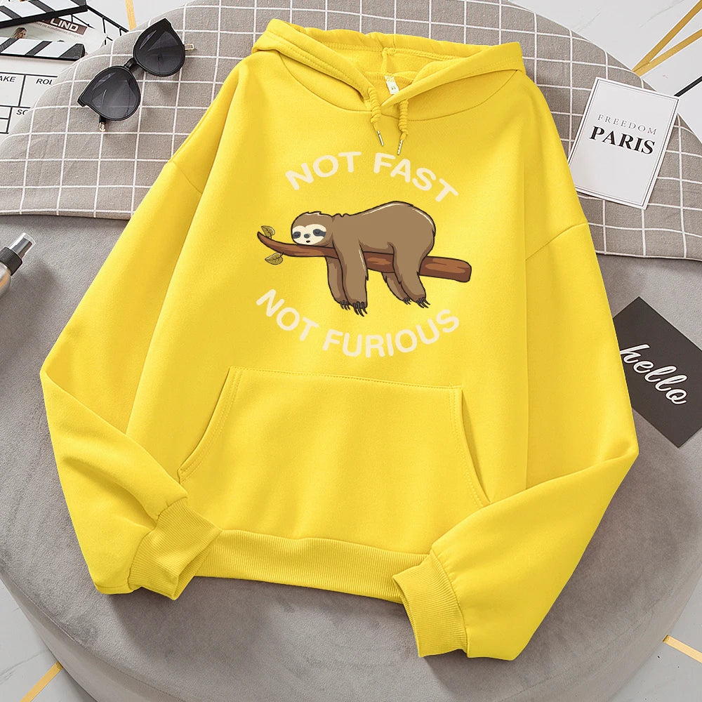 Not Fast Not Furious Sloth Hoodie