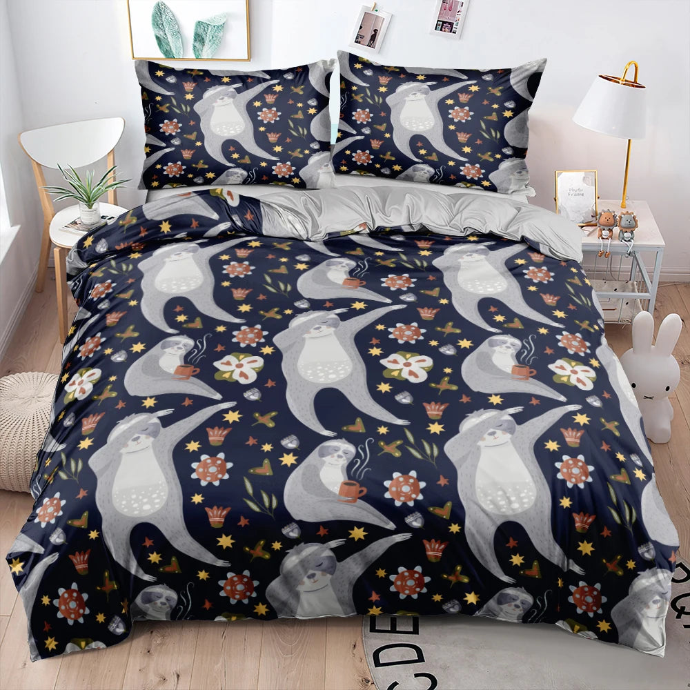 Sloth Duvet Cover Set
