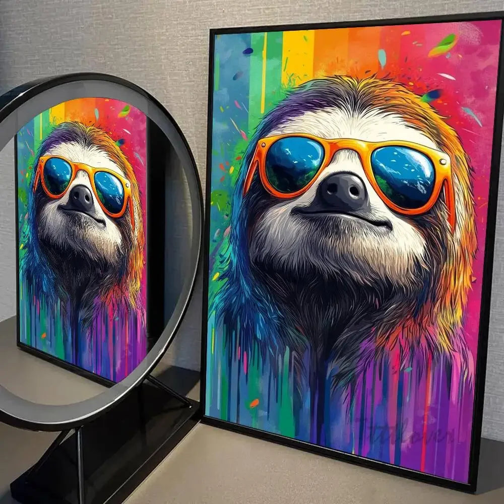 Sloth Poster Wall Art