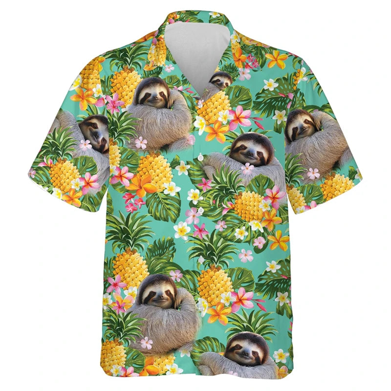 Sloth Animal Printed Shirts