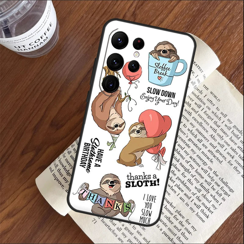 Cute Sloth Samsung Phone Case