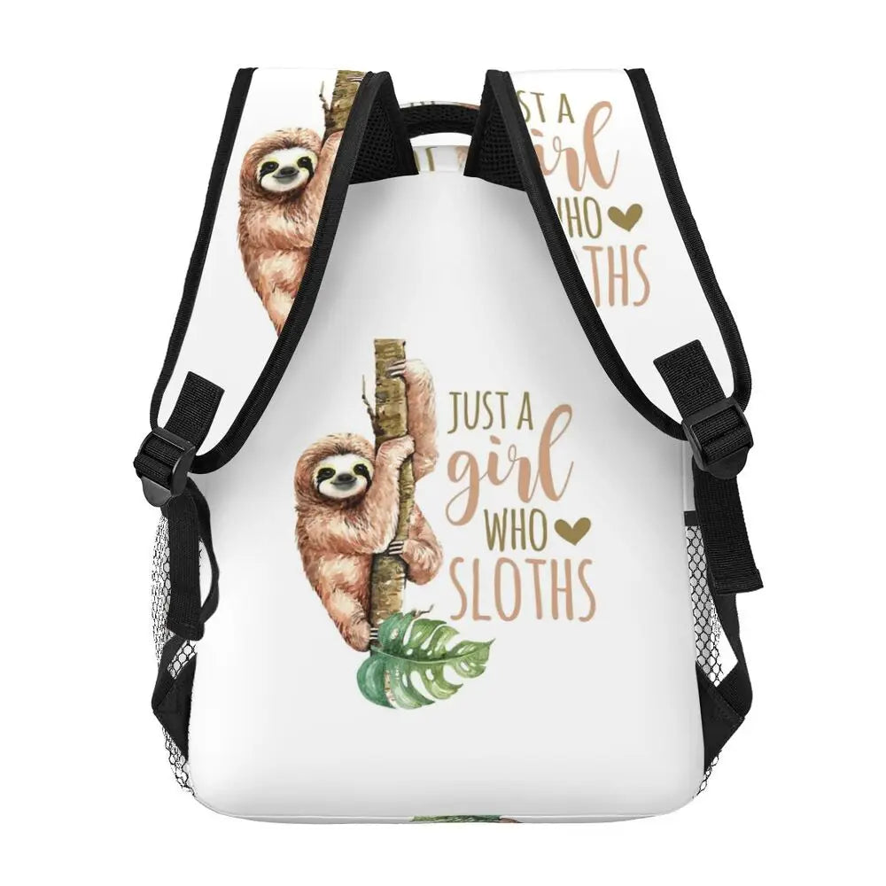 Just A Girls Who Loves Sloths Backpack