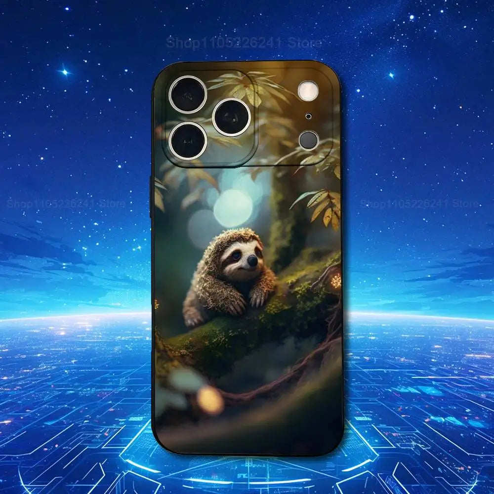Baby Sloth In The Jungle iPhone Case