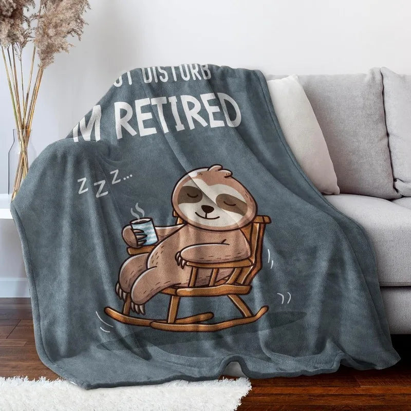 Do Not Disturb I'm Retired Blanket