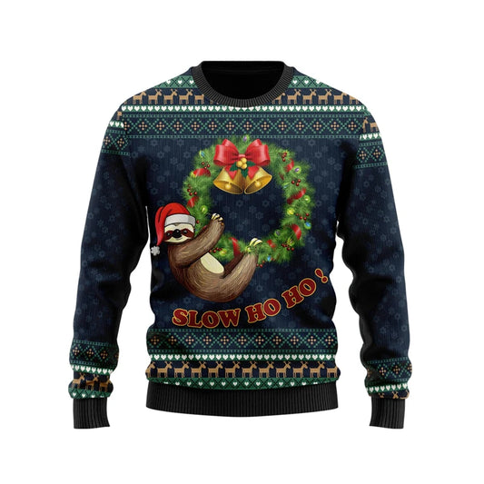Sloth Theme Christmas Jumper