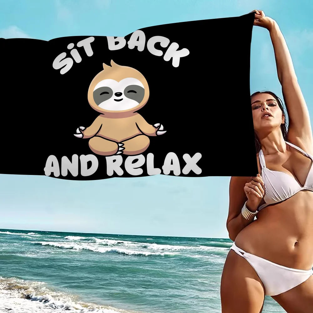 Sloth Microfiber Towel