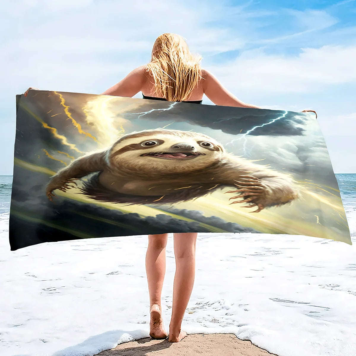 Flying Sloth Towel