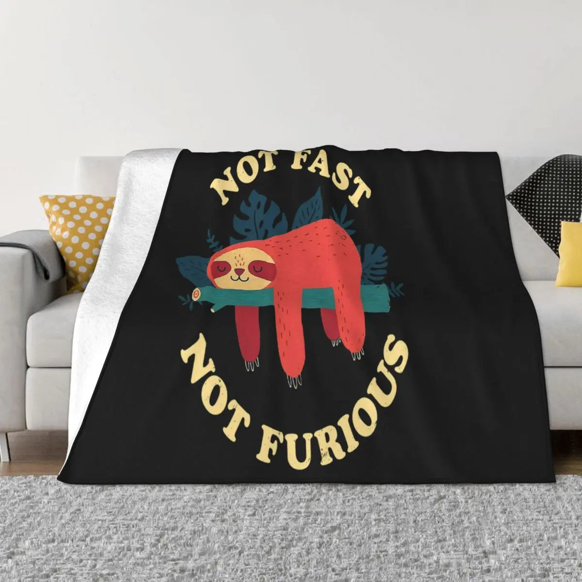 Not Fast Not Furious Blanket