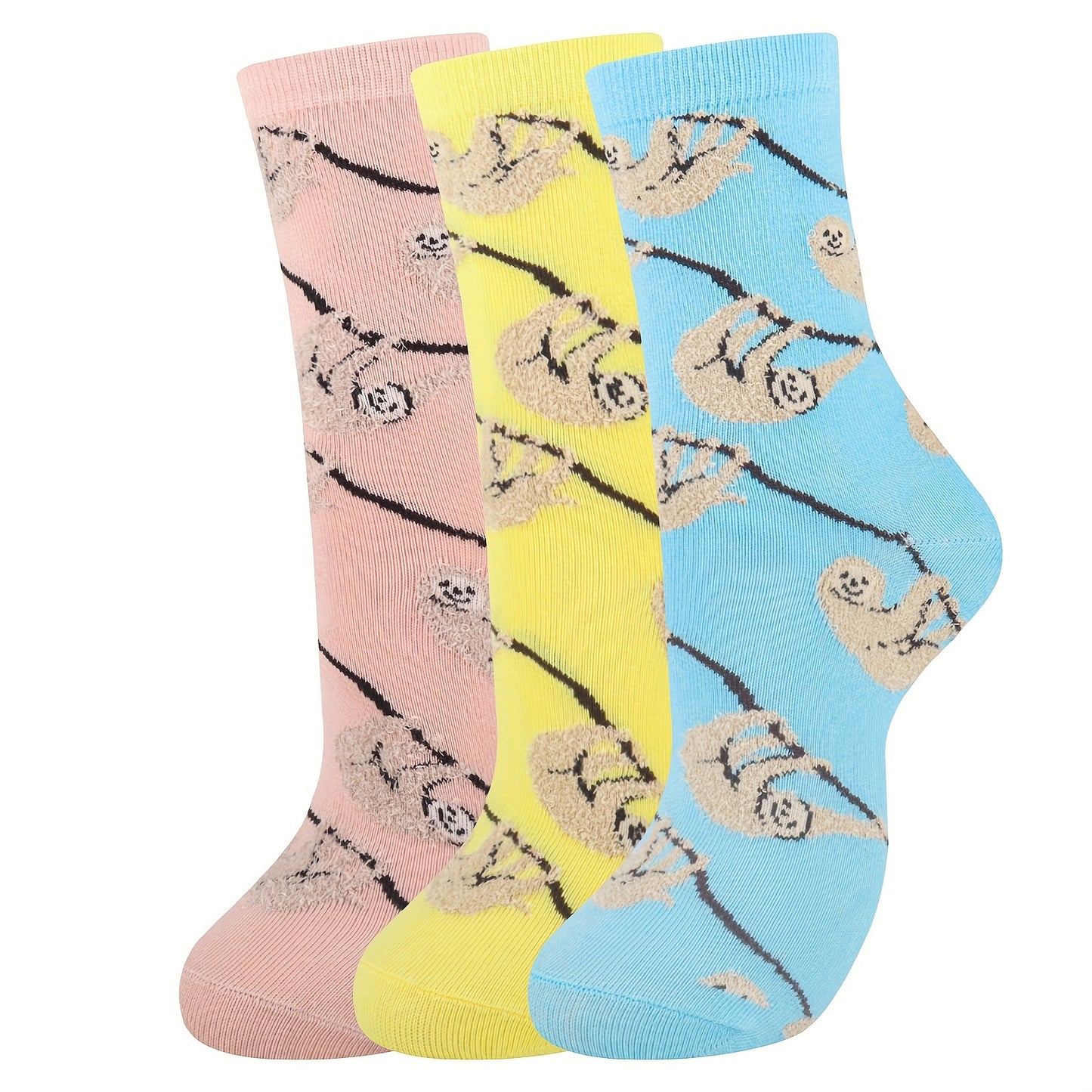 5 Pairs Sloth Socks