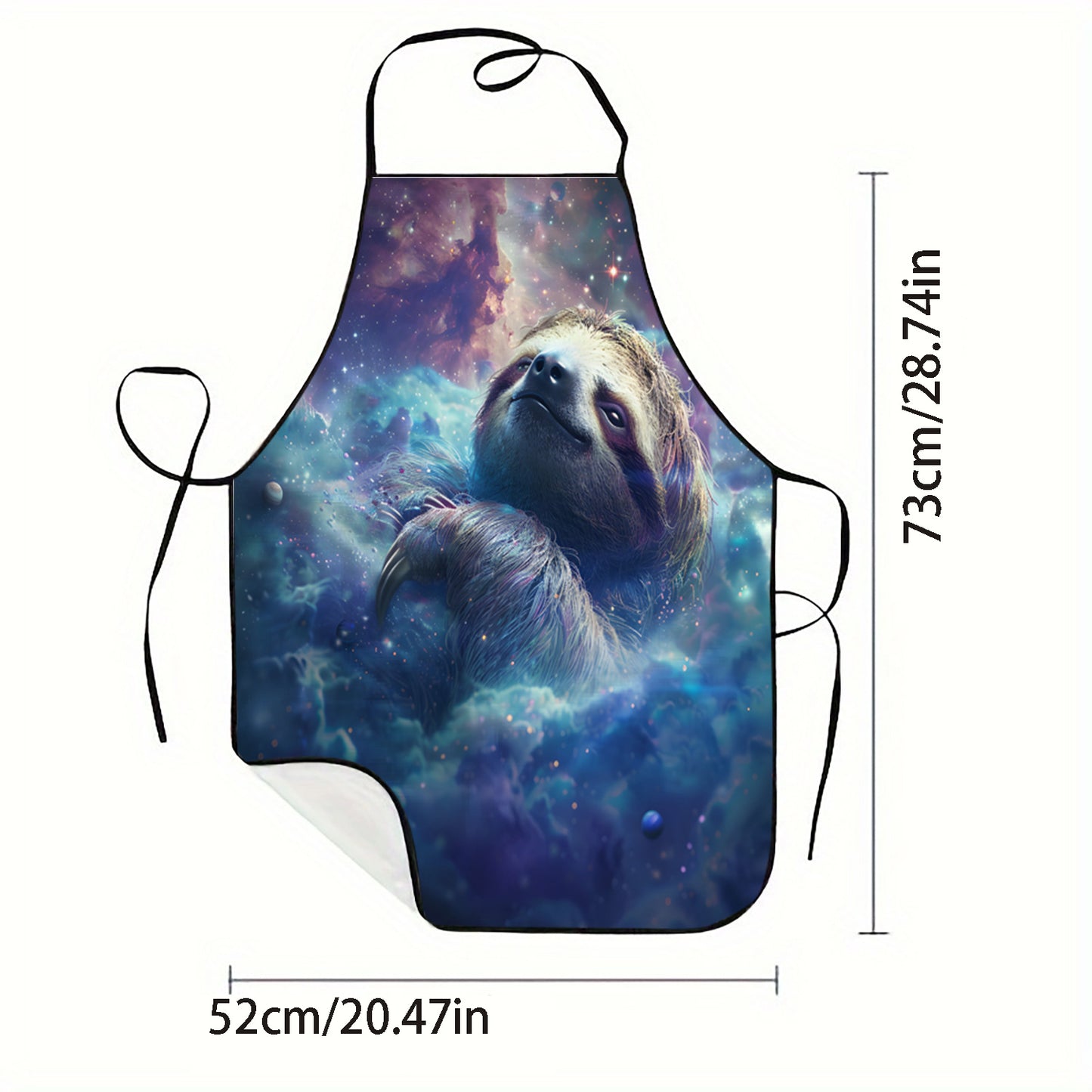 Galaxy Sloth Apron