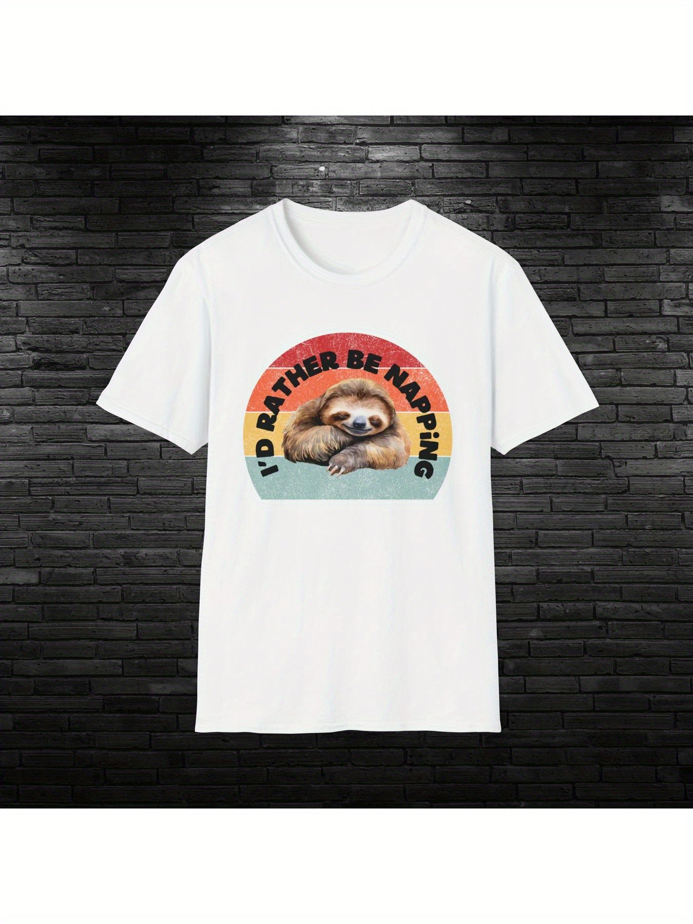I'd Rather Be Napping Sloth T-Shirt
