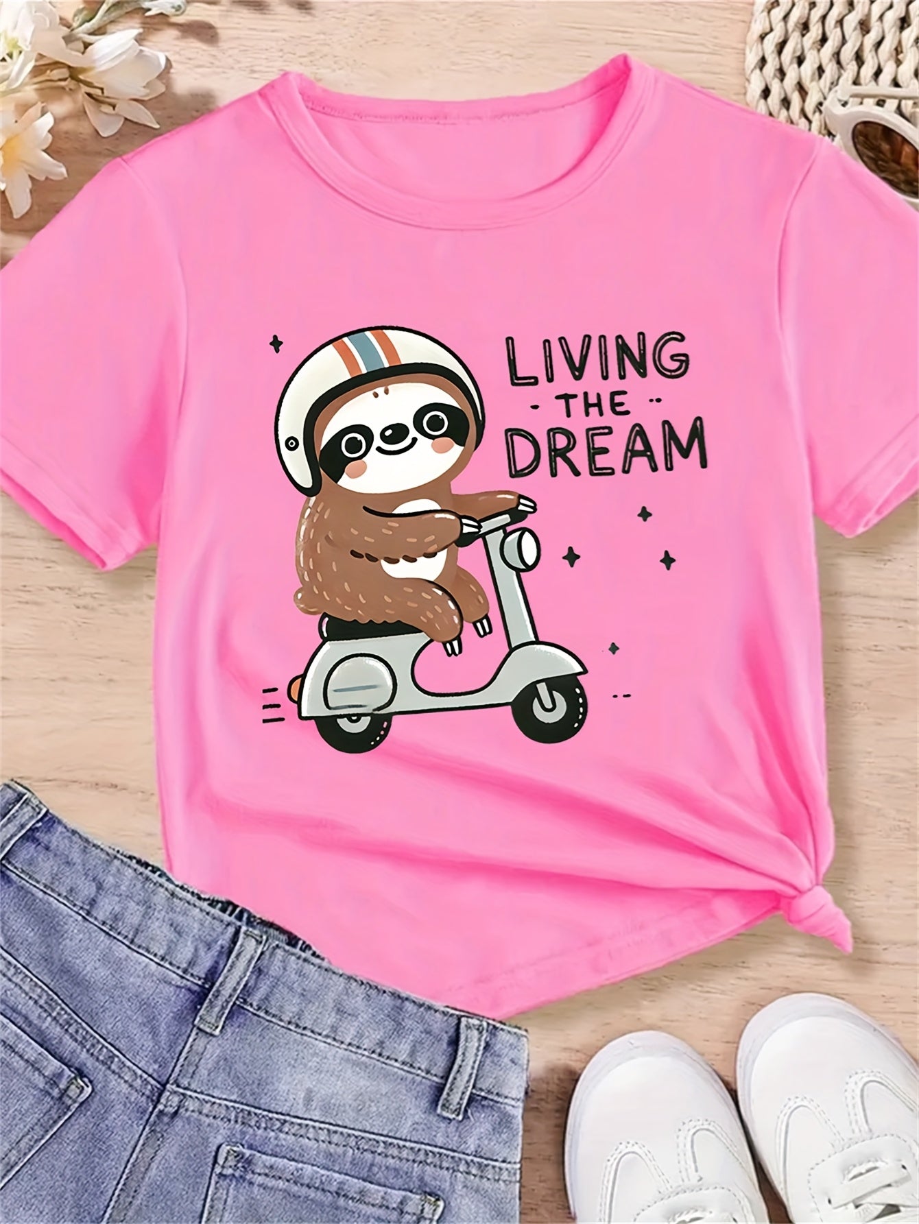 Living The Dream Sloth T-Shirt