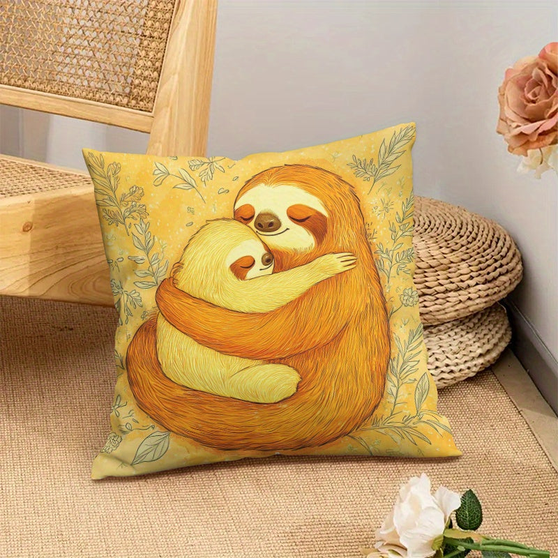 Adorable Sloth Cushion Cover