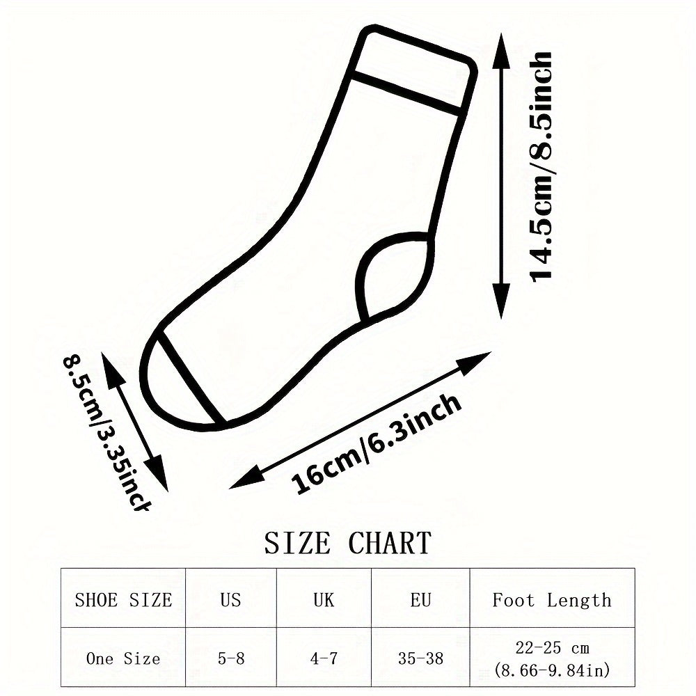 5 Pairs Sloth Socks