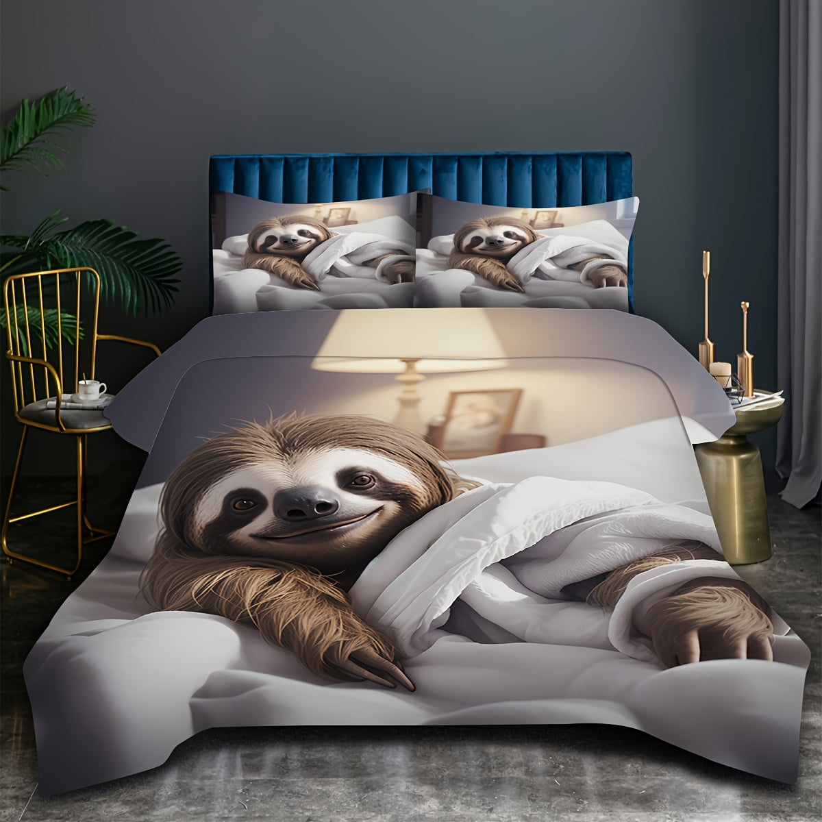 Lazy Sloth Bedding Set