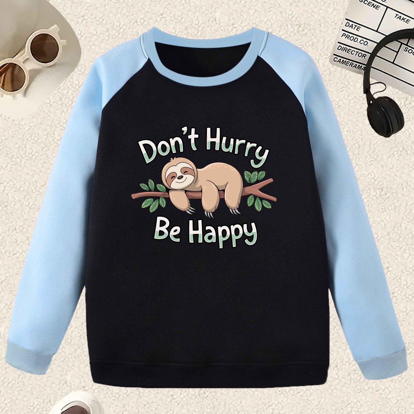 Don't Worry Be Happy Sloth Sweatshirt