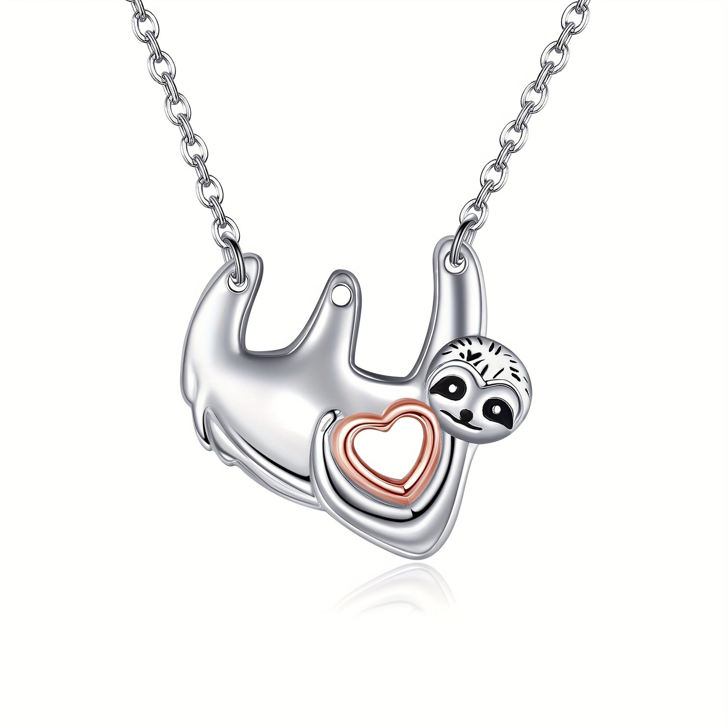 Sterling Silver Sloth Necklace