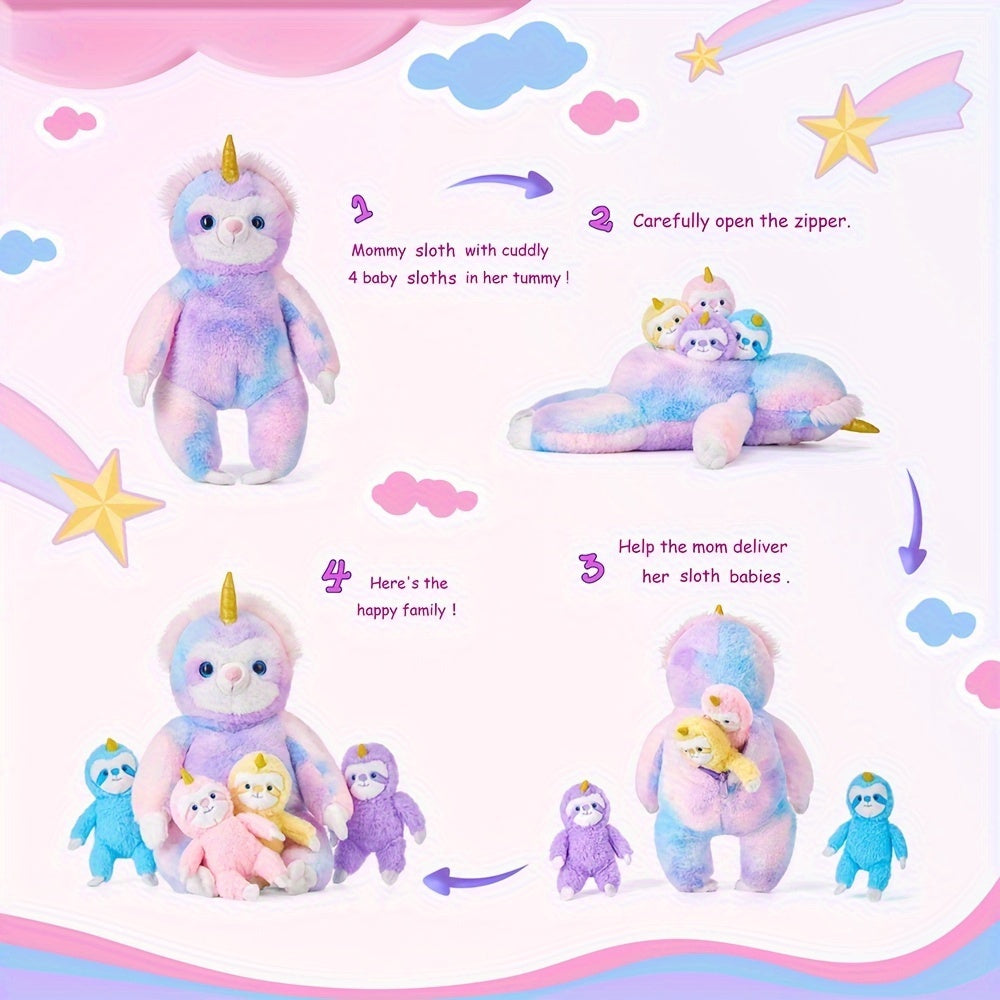 Mommy Sloth And Baby Plush Toy