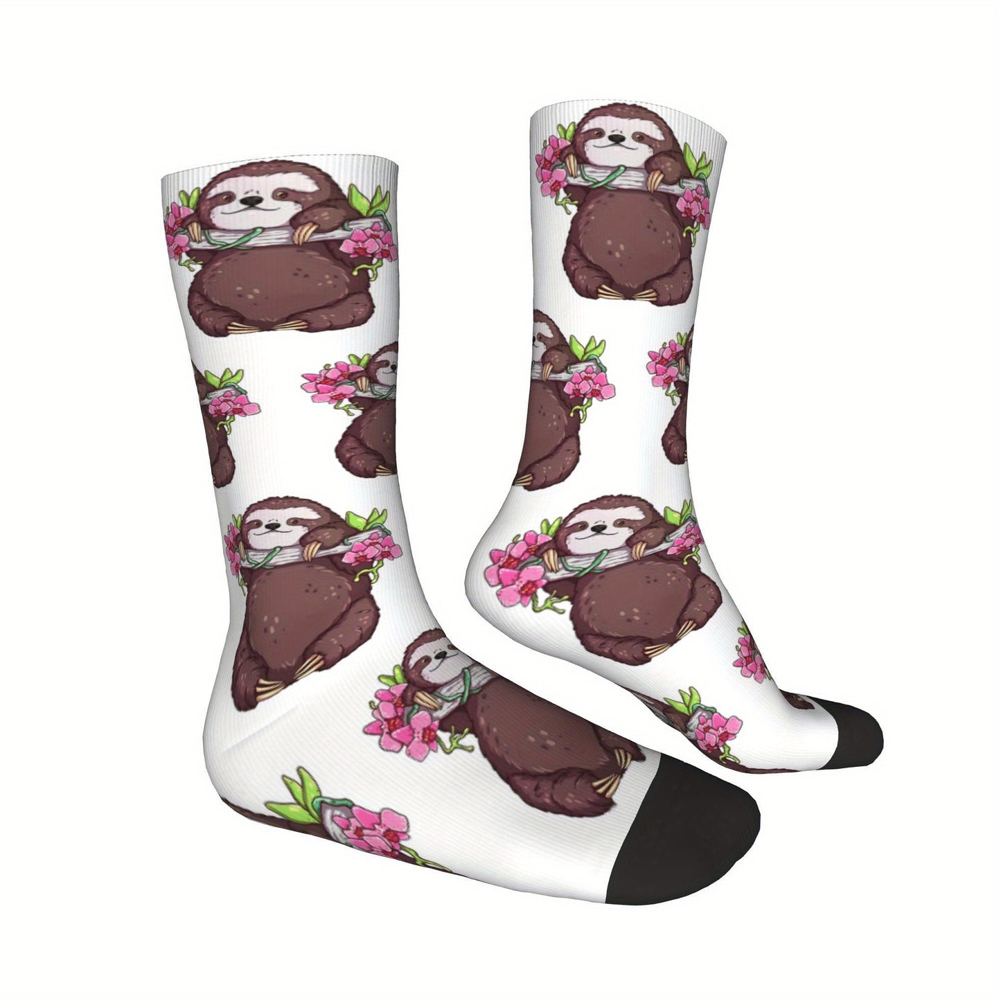 Happy Sloth Crew Socks