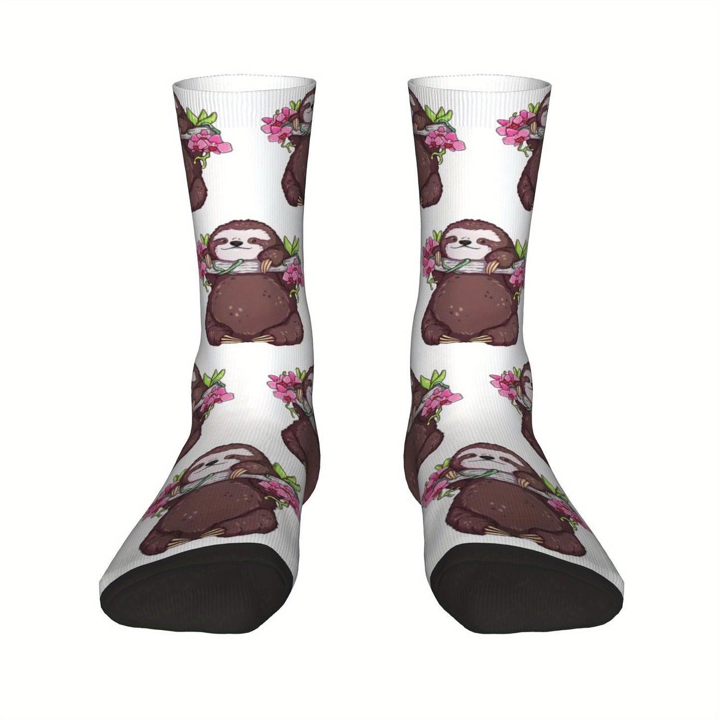 Happy Sloth Crew Socks