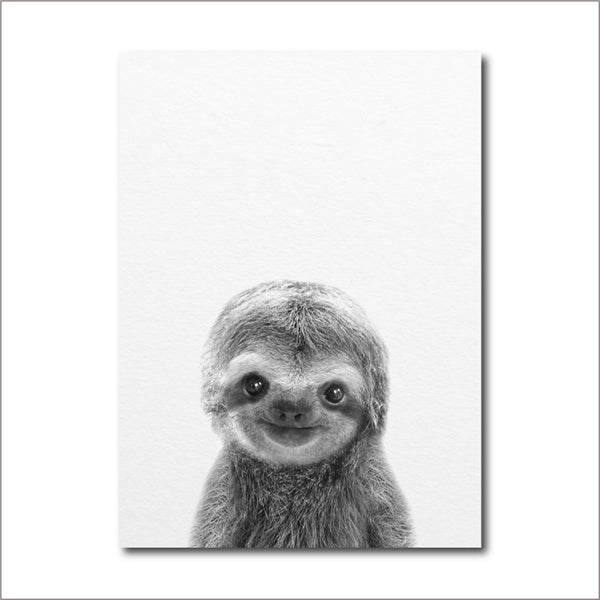 Cute Baby Sloth Poster - Sloth Gift shop