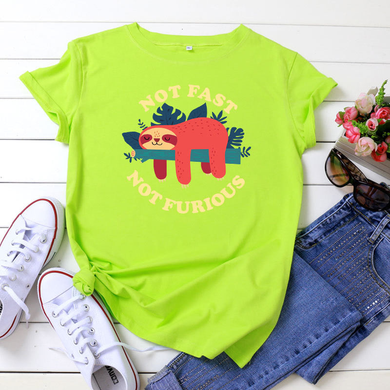 Not Furious Sloth T-shirt