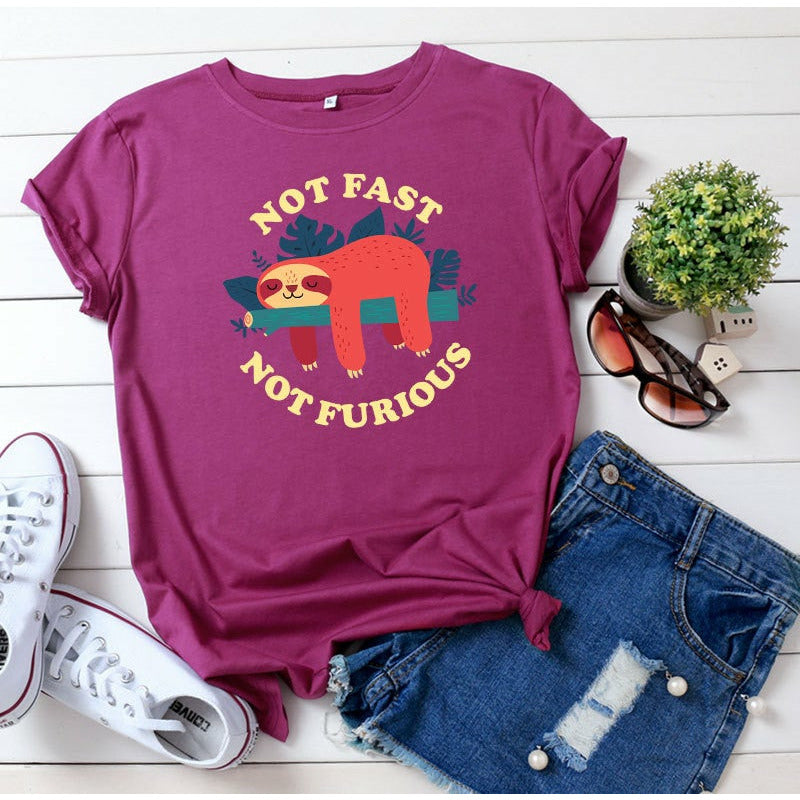 Not Furious Sloth T-shirt