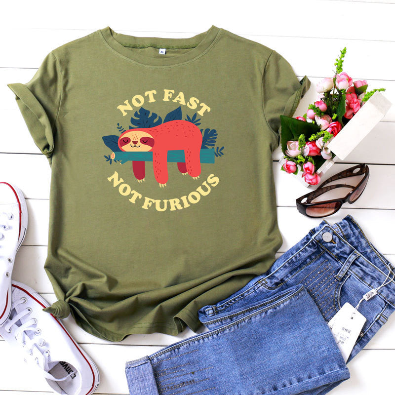 Not Furious Sloth T-shirt