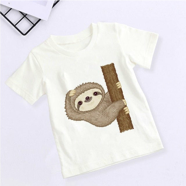 Sloth t shirt store kids