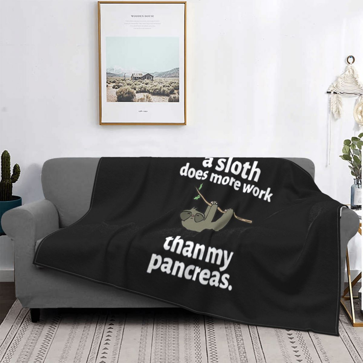 Does More Work Sloth Blanket