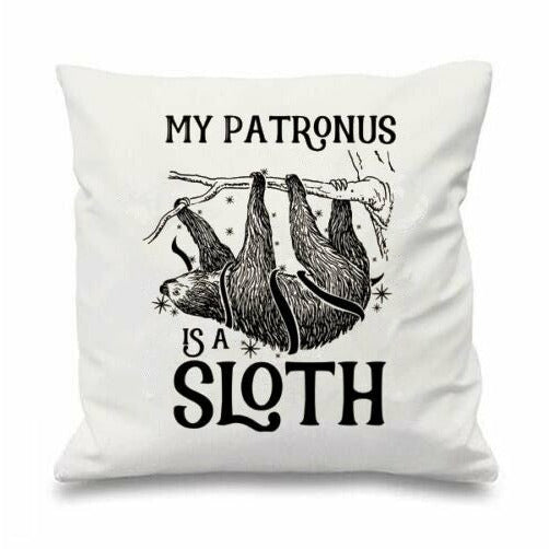 My Patronus Sloth Cushion Cover - Sloth Gift shop