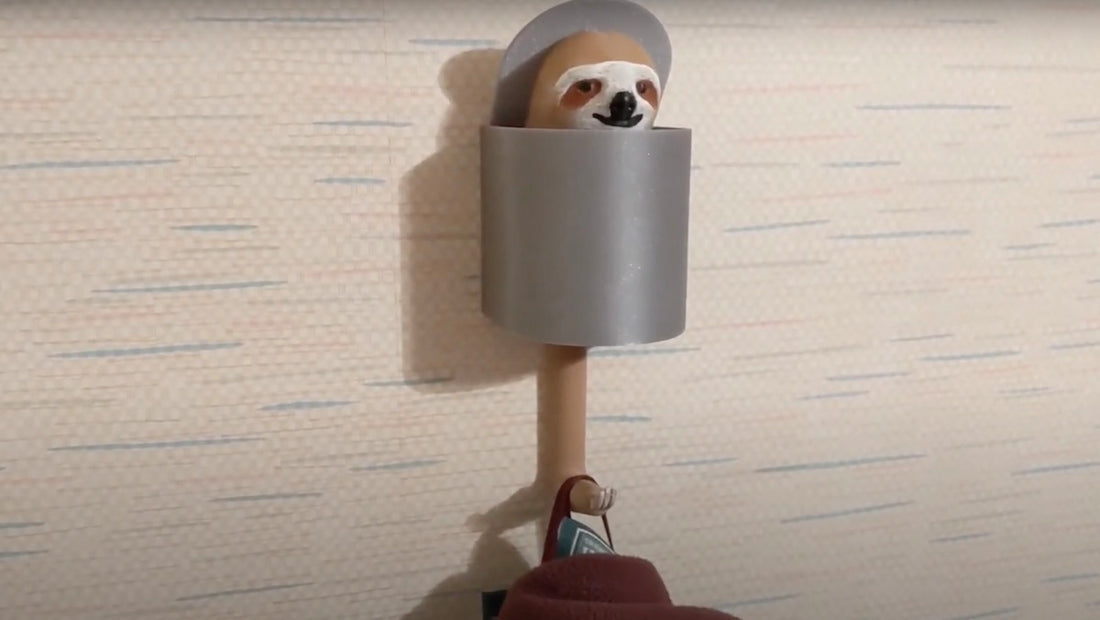 Adorable Pop Up Sloth Clothes Hook is Worth the Wait