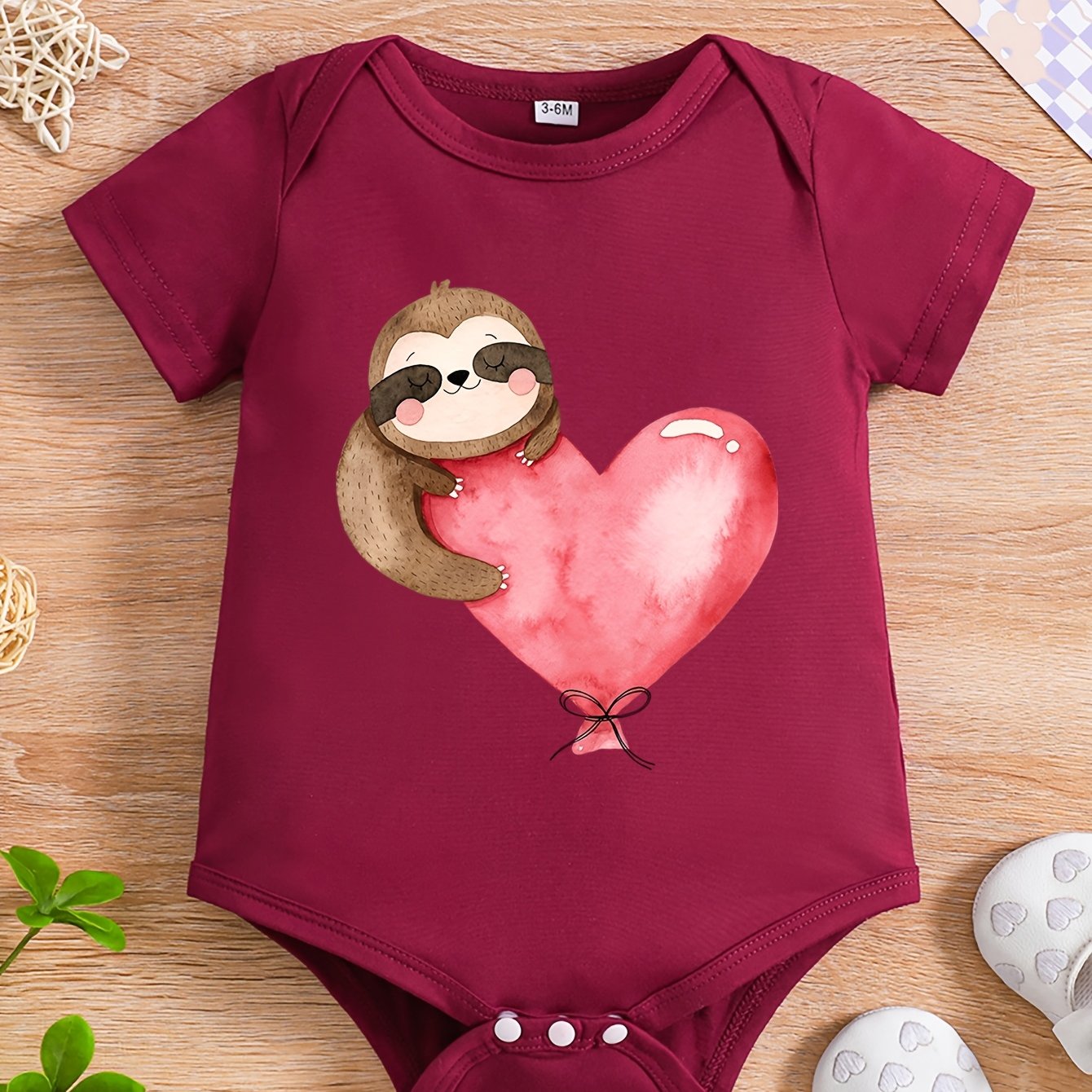 Sloth Love, Baby Romper