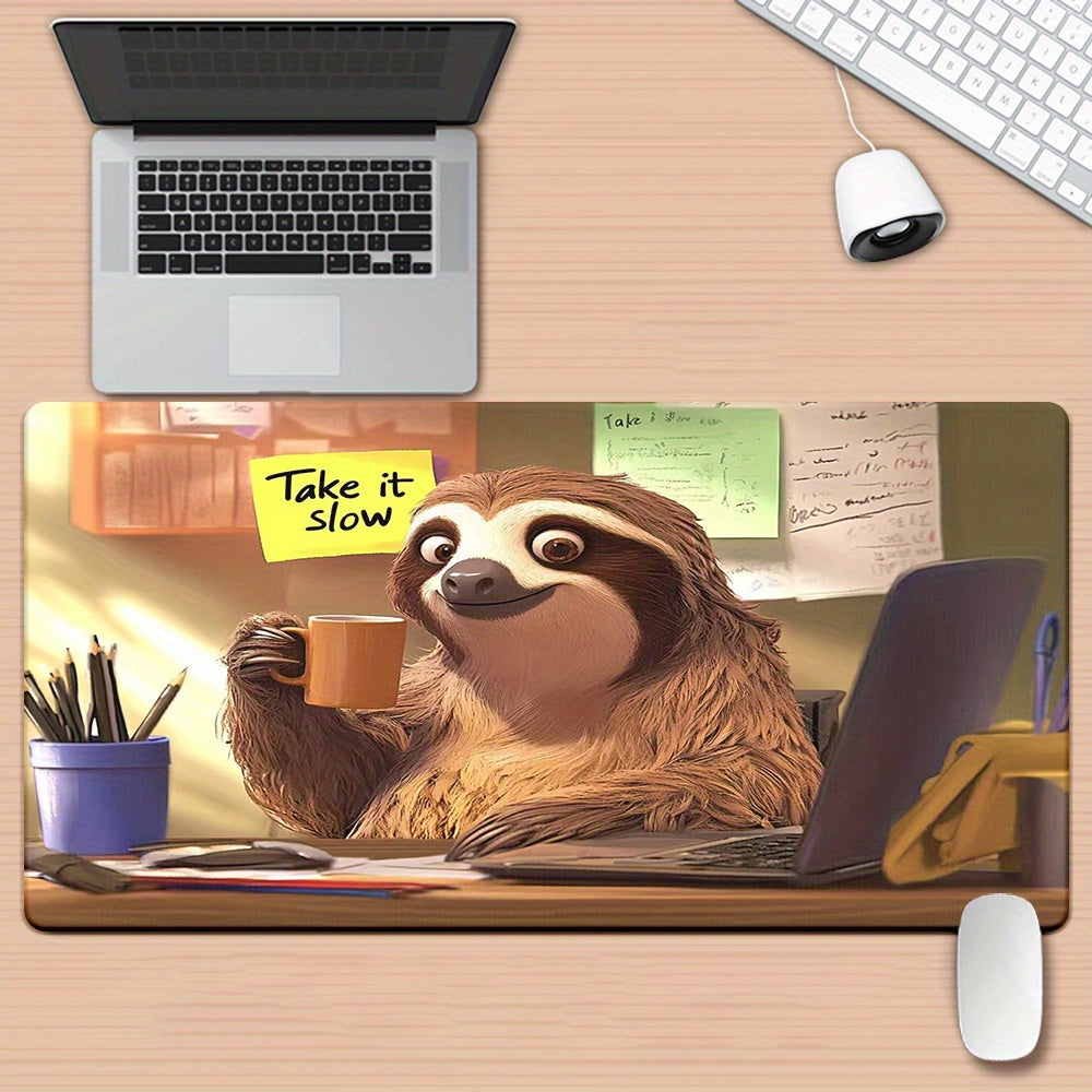 Large Sloth Desk Pad