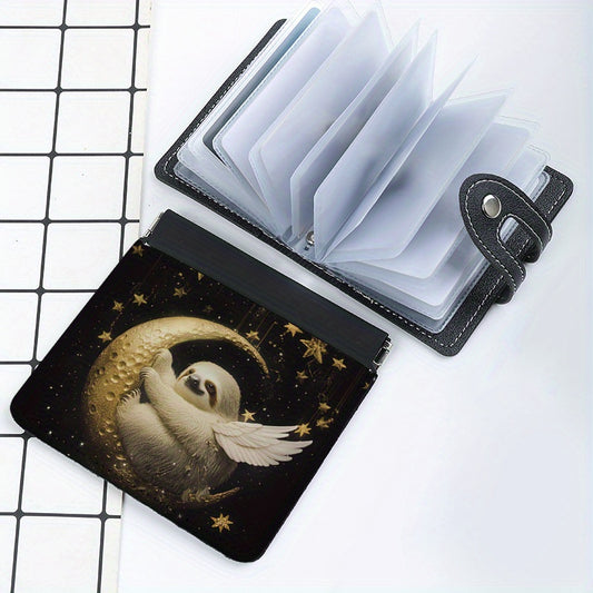 Moon Sloth Card Storage Wallet