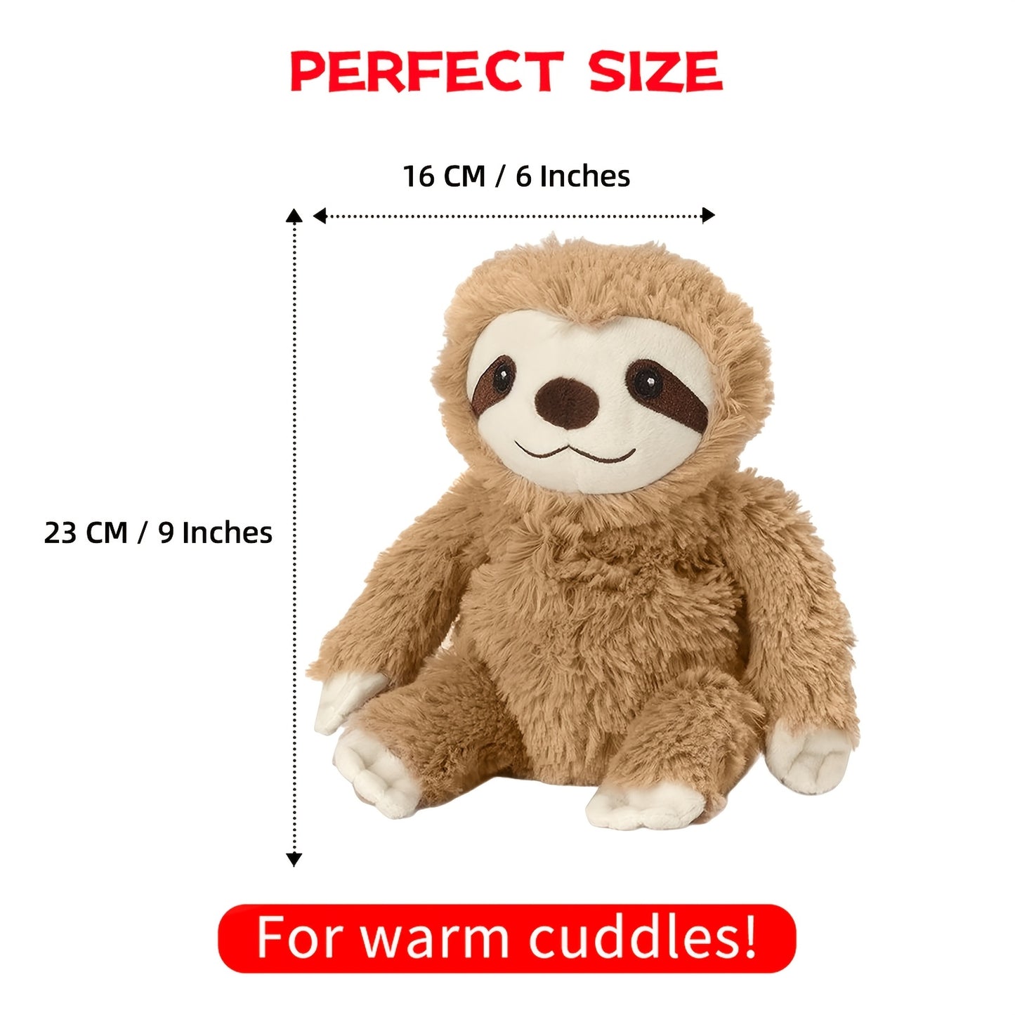 Sloth Plush Microwave Heating Pad Toy