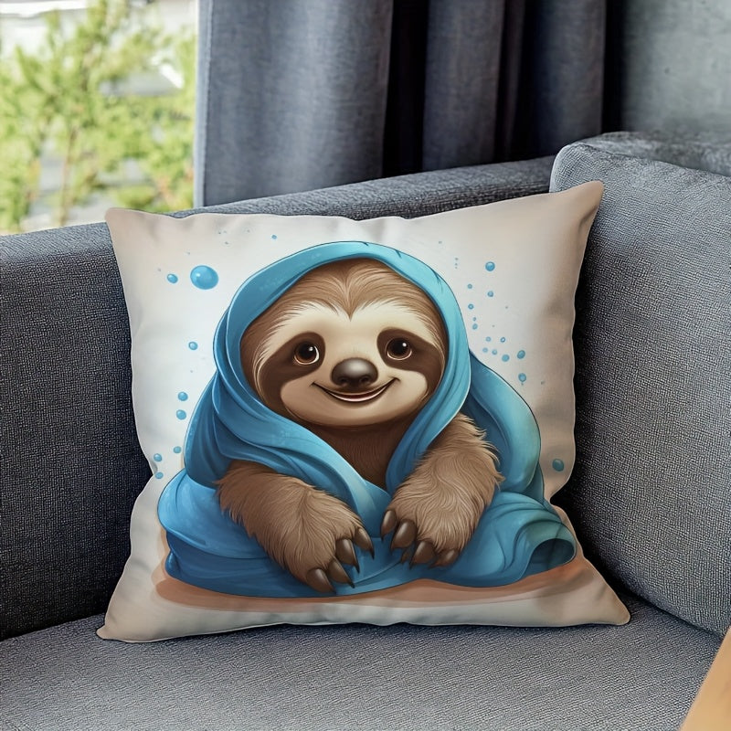 Cartoon Sloth Cushion Cover