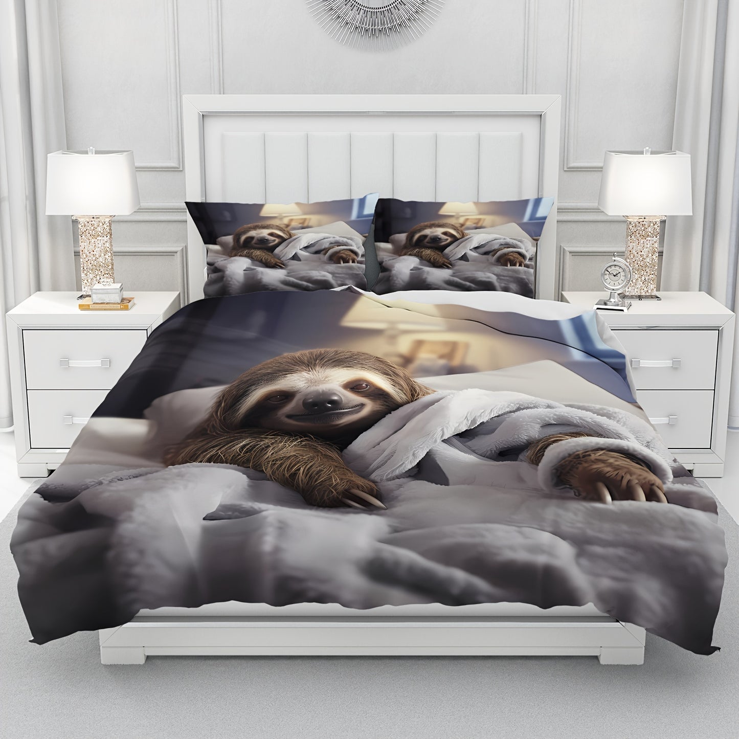 Cute and Cozy Sloth Bedding Set