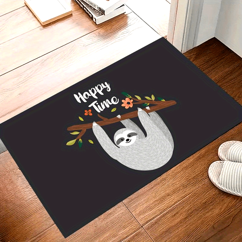 Happy Time Sloth Doormat