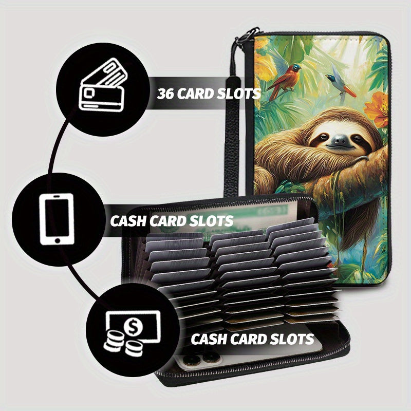 Tropical Sloth Wallet 36 Slots