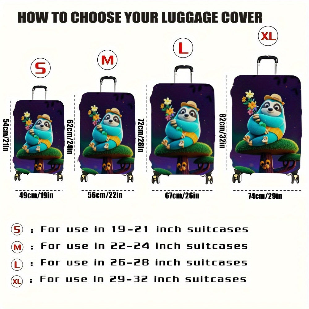 Sloth Luggage Suitcase Cover