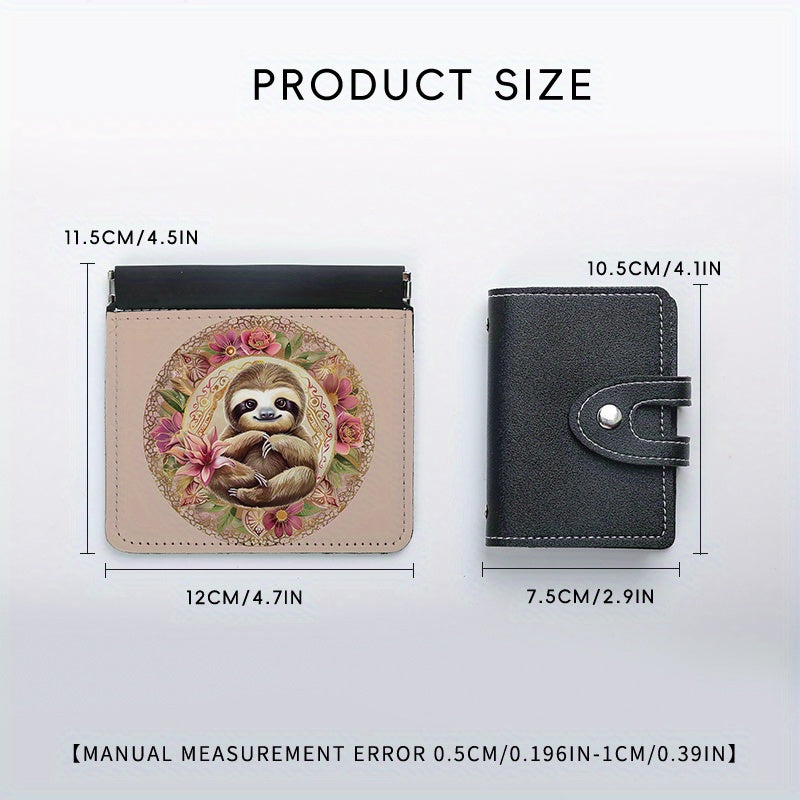 Sloth Card Holder Wallet