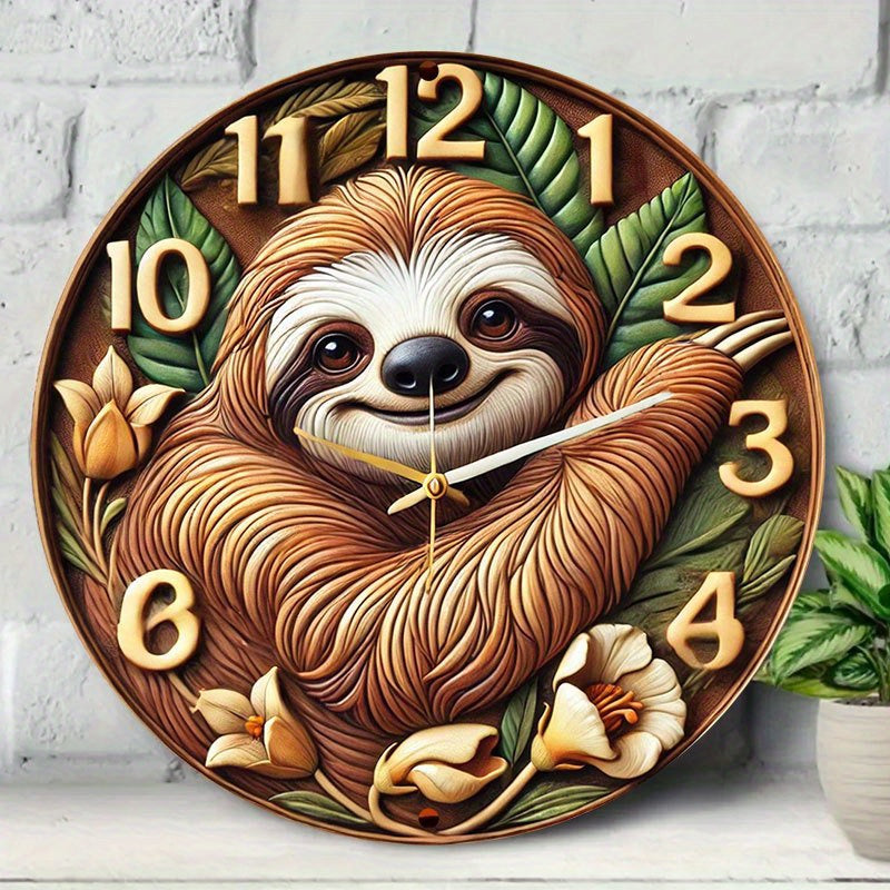 Sloth Wall Clock