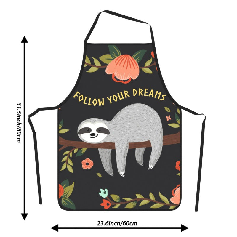 Follow Your Dreams Sloth Apron