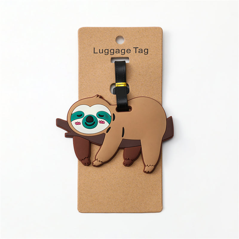 Cute Sloth Luggage Tag