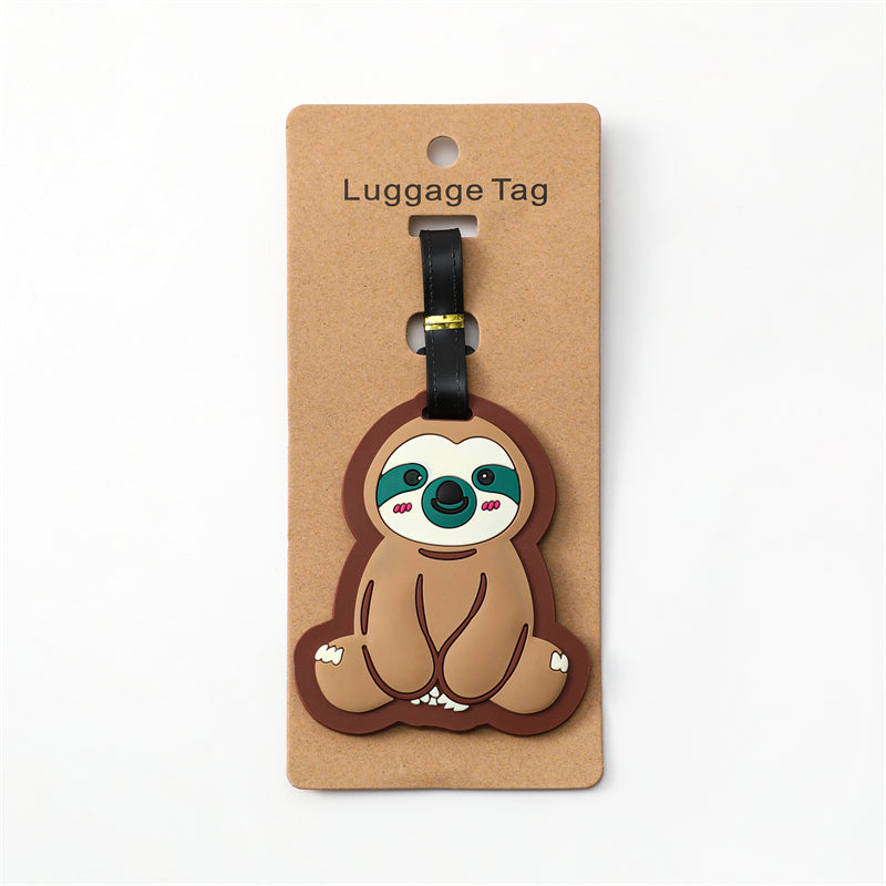 Cute Sloth Luggage Tag