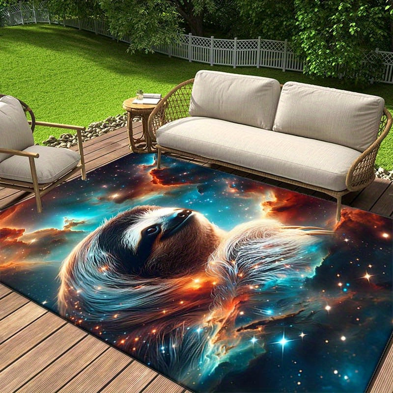 Galaxy Sloth Rug