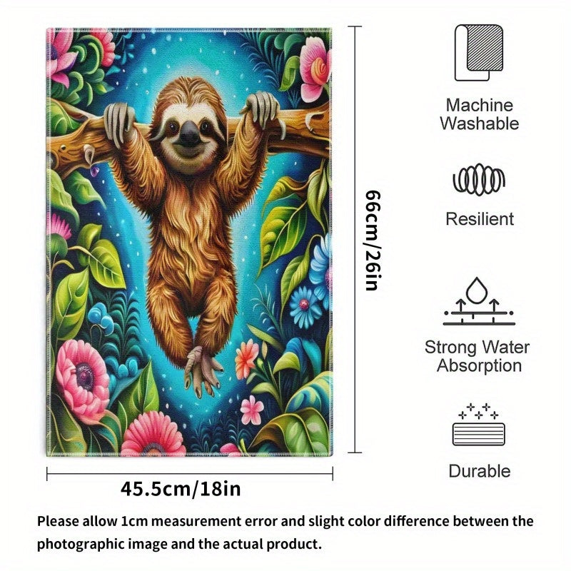 Sloth Bathroom Hand Towel Set