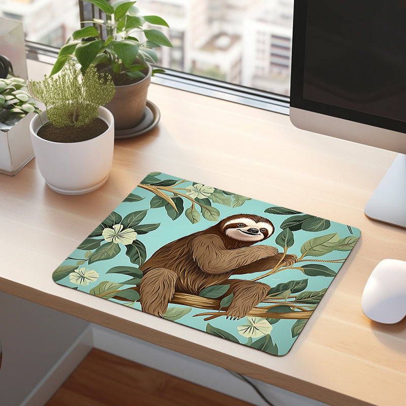 Jungle Sloth Mouse Pad